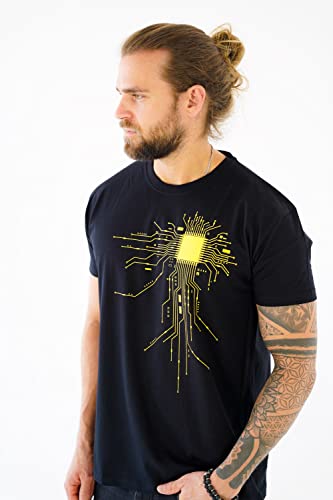 Cooles T-Shirt Geek CPU schwarz Größe L - 4