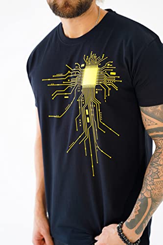Cooles T-Shirt Geek CPU schwarz Größe L - 7
