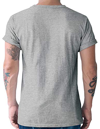Shirtracer The Walking Dad Herren T-Shirt und Männer Tshirt (L, Grau Meliert) - 2