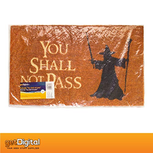 getDigital You Shall not Pass Fußmatte-Türmatte mit berühmter Fantasy-Szene, Großartiges Geschenke Für Film-fans - 7