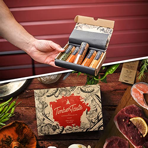 BBQ Grill Gewürze Geschenkset Männer I 5 erlesene Grillgewürze inkl. Rezepte, perfektes Grill Geschenk für Männer, Grill Geschenke für Männer - 4