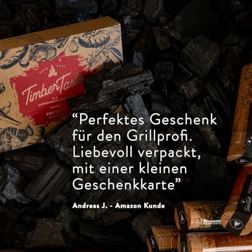 BBQ Grill Gewürze Geschenkset Männer I 5 erlesene Grillgewürze inkl. Rezepte, perfektes Grill Geschenk für Männer, Grill Geschenke für Männer - 6