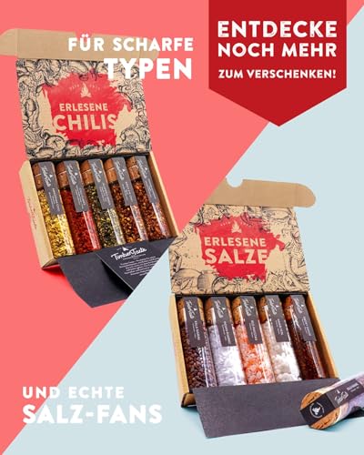 BBQ Grill Gewürze Geschenkset Männer I 5 erlesene Grillgewürze inkl. Rezepte, perfektes Grill Geschenk für Männer, Grill Geschenke für Männer - 7