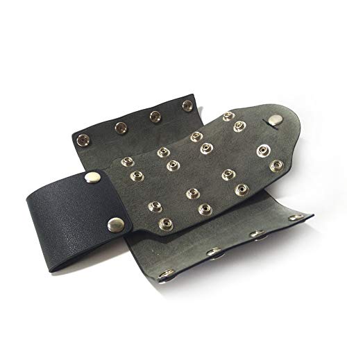 Old Tjikko BierHolster, Leder Flaschn Holster, 0,33-0,5 Liter,Holster Bierhalter, Bier Accessoires,Bierhalter Leder,Gadget für den Herrentag (Black) - 3