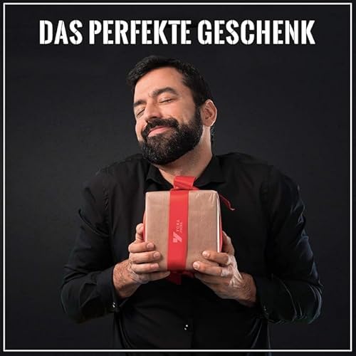 YORA Grillschürze für Männer lustig – Bin am Grillen Vatertagsgeschenk inkl. Urkunde – Grill Schürze als Geschenk für Männer zum Vatertag/Herrentag – Z Rot - 6