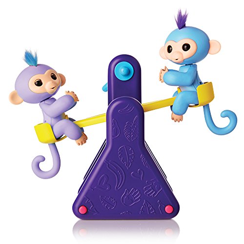 Wow Wee 3745 Fingerlings Wippe Spielset mit 2 Äffchen, mehrfarben - 3