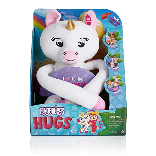 Wow Wee 3534 Unicornio Einhorn Fingerling Hugs Interaktiv Plüsch weiß - 6