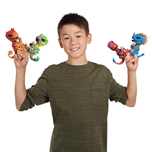 Untamed Fingerlings WowWee Radioaktive Dinos-Serie ohne Zähmung, Stegosaurus - 6