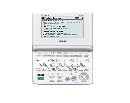 Casio EX-word EW-G200 Elektronisches Wörterbücher für Deutsch, Englisch, Französisch und Spanisch - 2