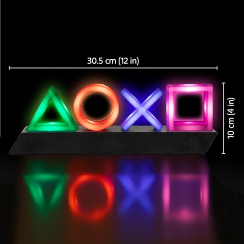 Playstation Z890845 PP4140PS Tasten Symbol Lampe mit Farbwechsel Funktion, Mehrfarbig - 7