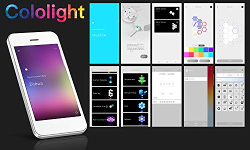 Cololight LED Modul System, 16 Mio Farben und Effekte, Wifi Smart Home Steuerung für Android und Apple (1x Starter Set (1x Basis, 2x Extension)) - 5