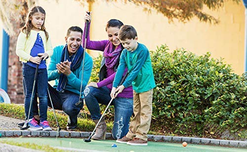 Tragbare Kinder Golf Club Set Spielzeug Flagge Matte Golf Übungsbälle 29 Stücke Sport Indoor Outdoor Golf Spiel für Kinder mit Rucksack - 8