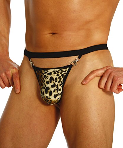 jowiha® Herren Tanga String im Leoparden Style S, M, L