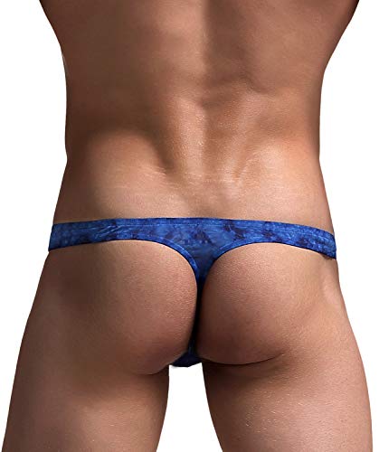 Arjen Kroos 3D Tiere Druck String Herren Jockstrap Tanga sexy Unterwäsche Männer Slips Thong T Back G-String Dessous Reizwäsche Mini Unterhose Sport Sportunterwäsche Wolf Adler Habicht Tiger - 3