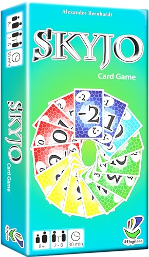 SKYJO, von Magilano - Das unterhaltsame Kartenspiel für Jung und Alt. Das ideale Geschenk für spaßige und amüsante Spieleabende im Freundes- und Familienkreis.