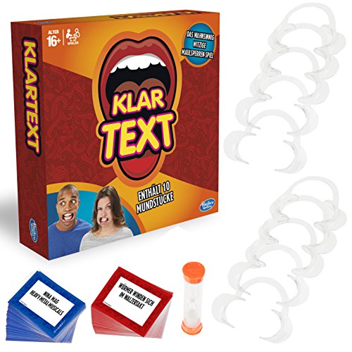 Hasbro Gaming C2018398 - Klartext Partyspiel (Alter 16+)