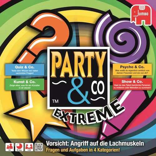 Jumbo Spiele 17864 Party & Co. Extreme Gesellschaftsspiel, Partyspiel, Familienspiel, Ab 14 Jahren - 21