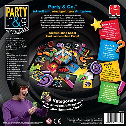 Jumbo Spiele 17864 Party & Co. Extreme Gesellschaftsspiel, Partyspiel, Familienspiel, Ab 14 Jahren - 4