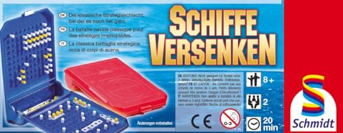 Schmidt Spiele 49092 Schiffe versenken, Reise-und Familienspiel, bunt - 2