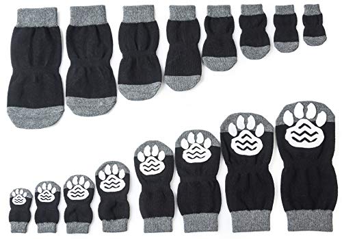 Pet Heroic Indoor Anti-Rutsch Socken für Hunde und Katzen | 8 Größen von S bis 5XL für kleine-riesige Tiere | Pfotenschutz und Traktion Dank Silikon-Gel - 3