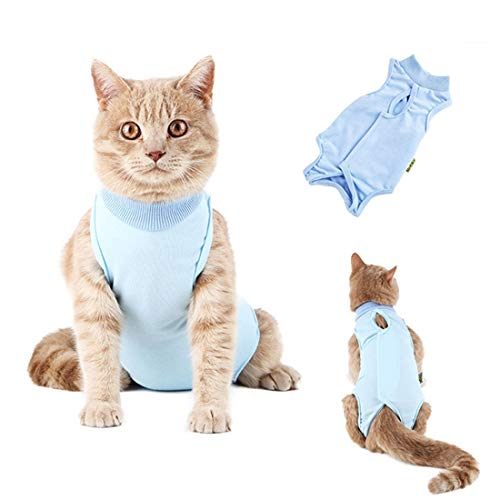 VICTORIE Haustiere Schutz Kleidung Wiederherstellung Anzug Weste Chirurgie zur Verwendung nach der Sterilisation Tierhautkrankheiten für Hunde Katzen Welpe S