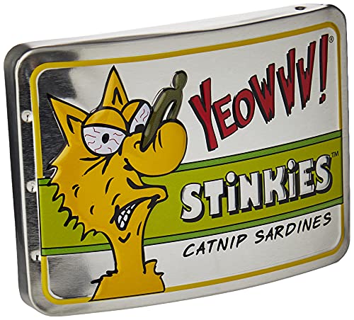 Rosewood 63706 Yeowww! Katzenspielzeug Stinkies, drei Sardinen in der Dose