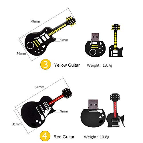 LEIZHAN 5 * 16GB USB Stick High Speed Silikon Musikinstrument Cartoon 2.0 Flash-Memory Stick Pen Drive Laptop Computer PC Windows - 4