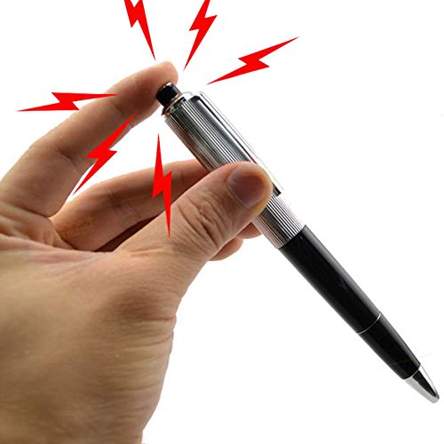 CALISTOUK Elektroschocker Stift Elektroschocker Kugelschreiber Elektro Shock Pen