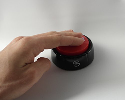 Senfine USB Sound Button – frei bespielbarer Buzzer für Spaß im Büro – Von Bullshit bis Panic ist Alles möglich - 6