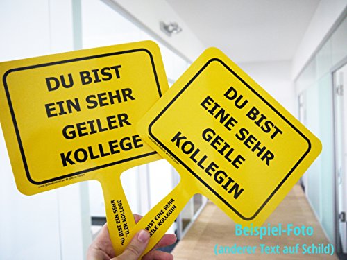 ARTICOO Mittelspurschleicher - Spruch Schild für's Auto | Lustiges Provokantes Funschild als Ergänzung für Autoaufkleber | Autoscheibe ADAC Rechtsfahrgebot - 2