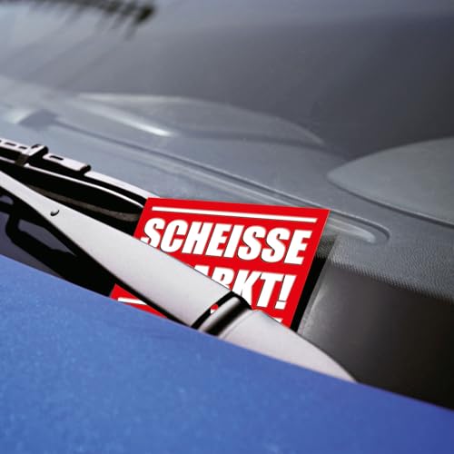 Haftnotizen Scheiße geparkt! - 3