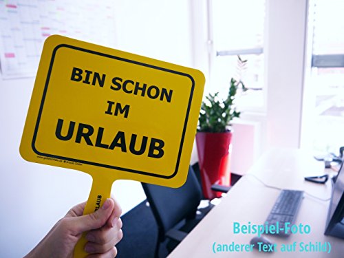 ARTICOO Smile Spruch-Schild fürs Büro, Auto, Hochzeit, Fotoboxen, Fotoshootings oder Festivals | Lustige Provokantes Spruchschild Funschild Fotobooth Fotobox - 3