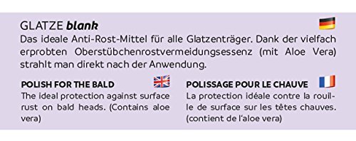 GLATZE blank – Glatzenpolitur – Scherzartikel - 4