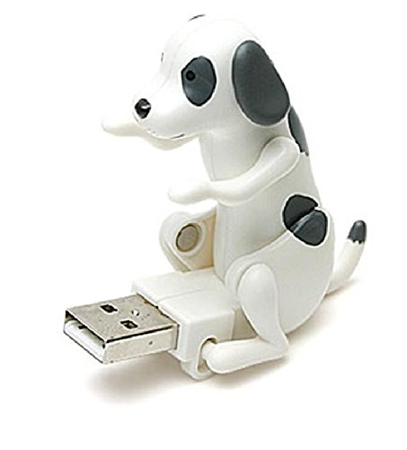 ruiio kein Memory-Kapazität USB Flash Drive Disk Spot Hund Cute Geschenk: Humping Spot Dog Toy, plastik, weiß, 2.8*6*5.7cm