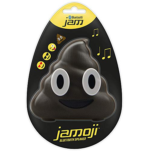 Jamoji Bluetooth Lautsprecherbox (für Kinder, Scheißhaufen, kabellose Lautsprecher mit integriertem Mikrofon, AUX-Anschluß, Micro-USB Anschluß, akkubetrieben mit 6 Stunden Laufzeit, Emoji, Smiley) - 3