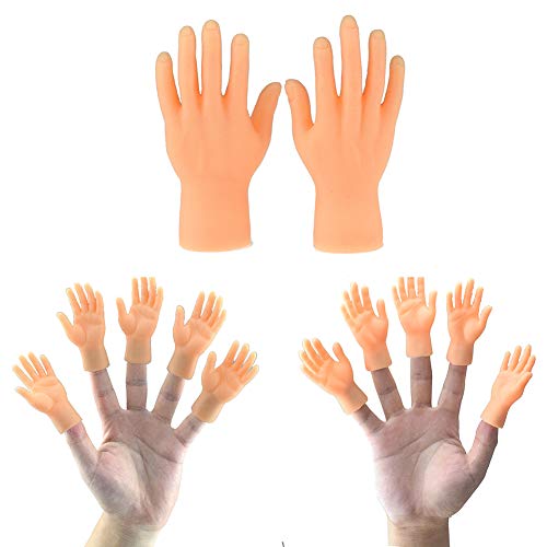 Finger Hands for Finger Hands Finger Puppets Fingerpuppen Set für Baby Kinder Familie Mini Rubber Puppets Original Spielzeug Neuheit für Familie und Freunde - 7