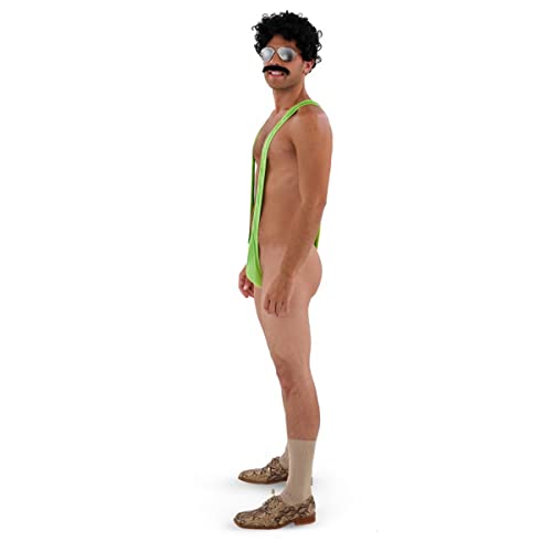 GOODS+GADGETS Borat Mankini Herren Badeanzug Sexy C-String Tanga Badehose Badeshorts Alternativ Party-Kostüm Bikini für Männer - 2