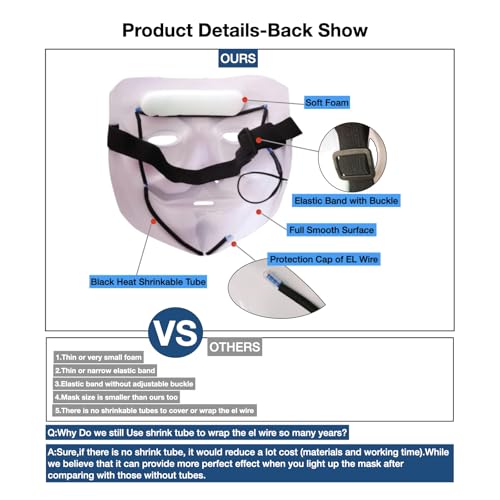 SOUTHSKY LED Maske V wie Vendetta - 5