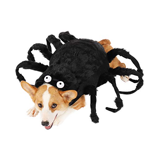 Spooktacular Creations Halloween Tarantel Spinne Kostüm für Haustier (Größe M) Spinne Halloween Haustier Cosplay Kostüm Hund Katze Kostüm Bekleidung Zubehör - 4