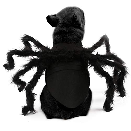 Cuteboom Spinne Halloween Haustier Kostüm Tarantel Kostüm Party Dress Up für kleine Hunde und Katzen (M) - 4