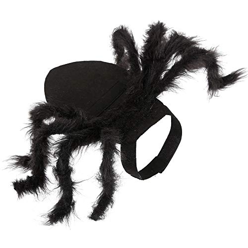 FLAdorepet Halloween-Kostüm für Hunde und Katzen, Spinne für kleine und mittelgroße Hunde (S, schwarz) - 3