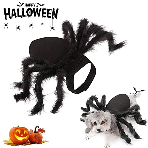 Spinnen-Hundekostüm, Halloween-Cosplay-Kostüme für Katzen, Hund, lustiges Party-Zubehör, Large