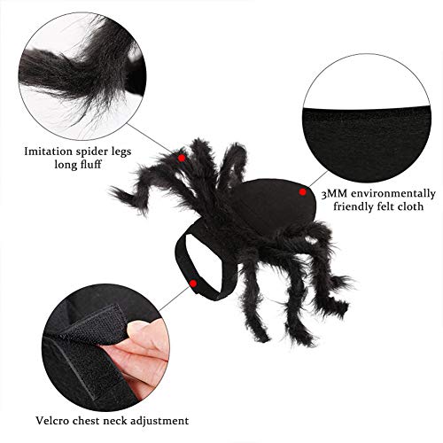 Spinnen-Hundekostüm, Halloween-Cosplay-Kostüme für Katzen, Hund, lustiges Party-Zubehör, Large - 6