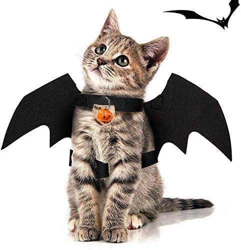 COCOCITY Halloween Hund kostüm, Haustier Fledermaus Kostüm Pet Bat Kostüm für Hunde Cosplay Party Weihnachten Events Kostüm