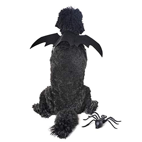 COCOCITY Halloween Hund kostüm, Haustier Fledermaus Kostüm Pet Bat Kostüm für Hunde Cosplay Party Weihnachten Events Kostüm - 9