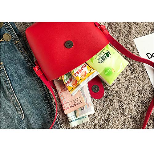 whatUneed Süße kleine Mädchen Umhängetasche Handtasche, Prinzessin Mini Taschen, Katze Cross Body Messenger Bag - 6