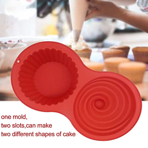 WENTS Große Cupcake Backform Extra XXL Muffinform Giant Cupcakes Silikon Form für Torten, Muffins und Deko - 5