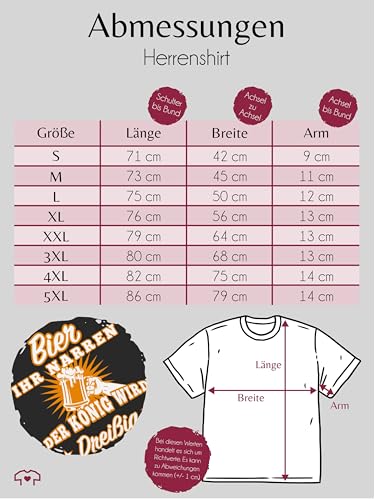 Geburtstag – Reicht Mir das Bier Ihr Narren 30 – L – Schwarz – 30.Geburtstag Bier – L190 – Tshirt Herren und Männer T-Shirts - 4