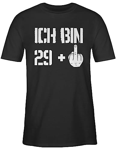 Shirtracer Geburtstag – Ich Bin 29+ -L190 – Tshirt Herren und Männer T-Shirts , 01 Schwarz , L - 3