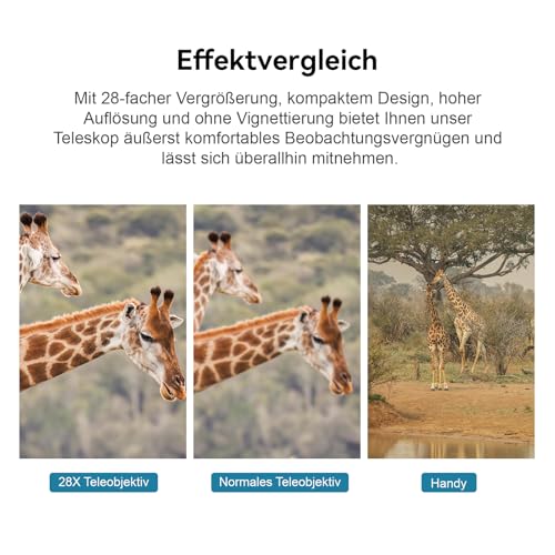 Apexel HD Handyobjektiv 28X Teleobjektiv - 8